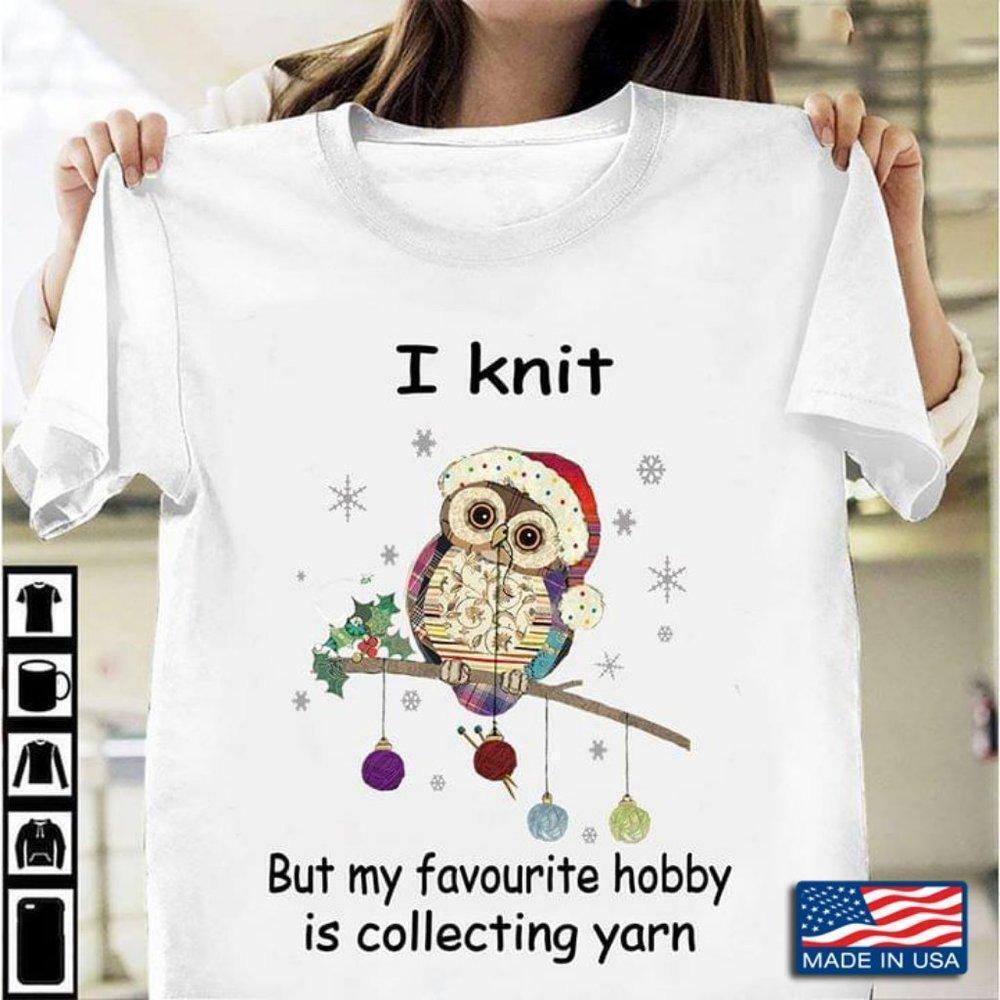 Collecting Yarn  Owl  Shirt